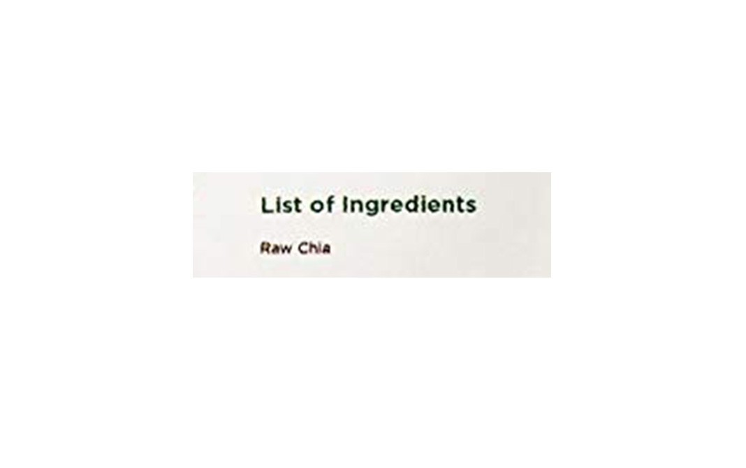 Naturoday Raw Chia Seeds    Pack  150 grams